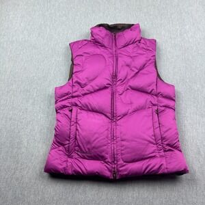Columbia Vest‎ Womens Small Purple Titanium 550 Down Puffer Jacket Full Zip Coat